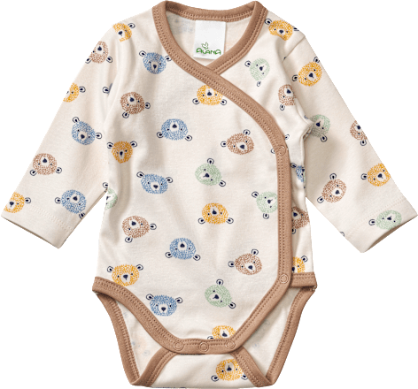 Wickelbody mit Bären-Muster, beige, Gr. 42/44, 1 St ALANA