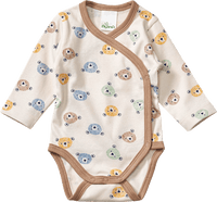 Wickelbody mit Bären-Muster, beige, Gr. 42/44, 1 St ALANA