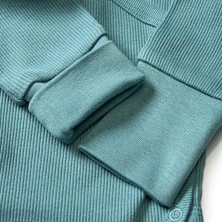 Wikkelbody met meegroeifunctie, groen, maat 62/68, 1 stuk