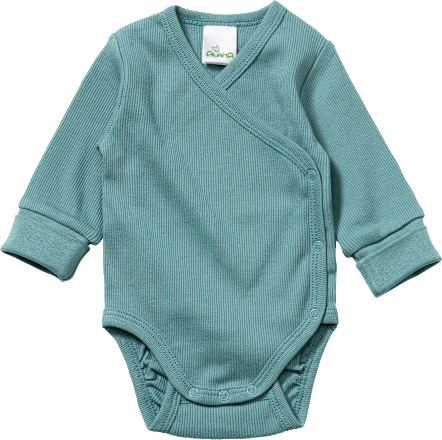 Wikkelbody met meegroeifunctie, groen, maat 62/68, 1 stuk