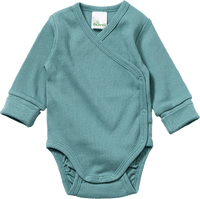 Wikkelbody met meegroeifunctie, groen, maat 62/68, 1 stuk