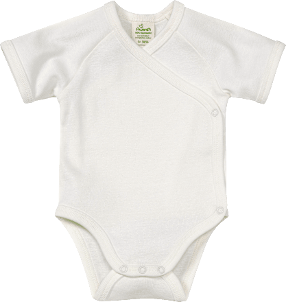 Wikkelbody, wit, maat 50/56, 1 stuk