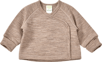 Wickeljacke aus Wolle, beige, Gr. 62/68, 1 St
