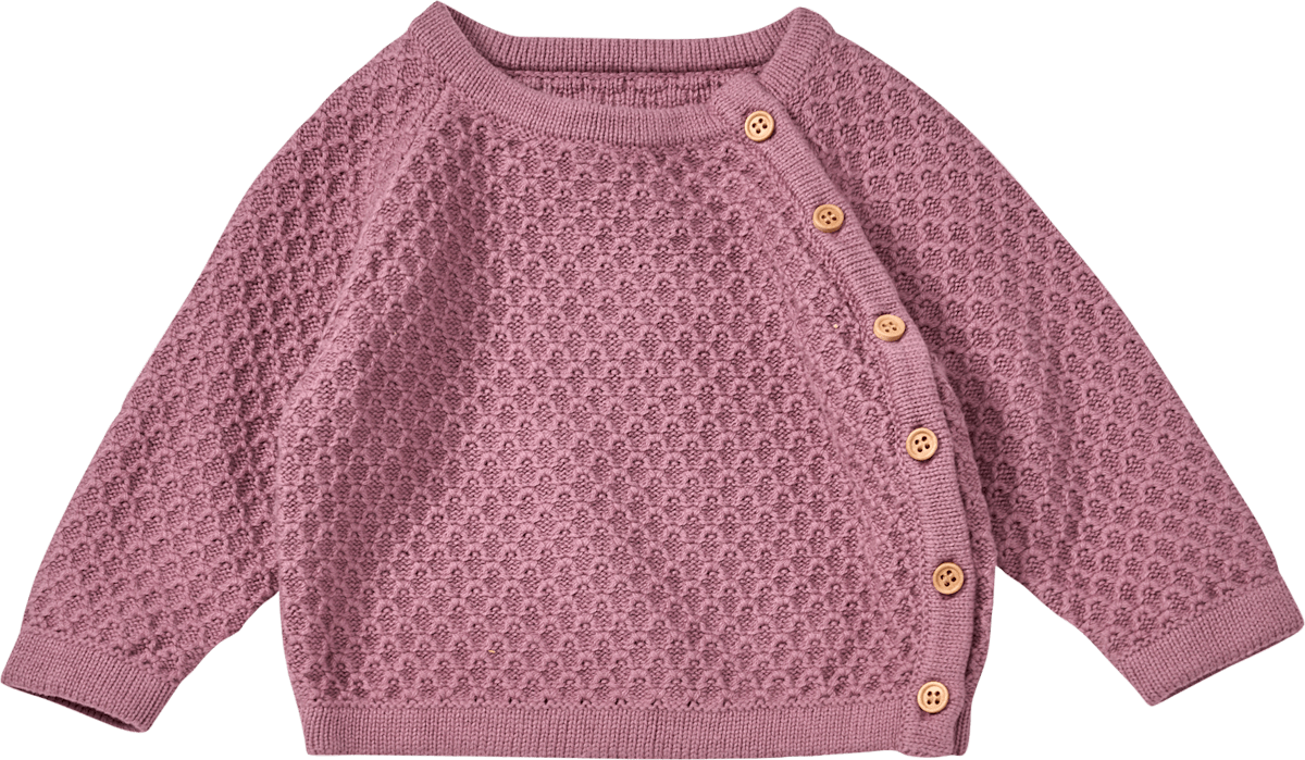 ALANA Pull cache-cœur texturé, baie, taille 56, 1 pce