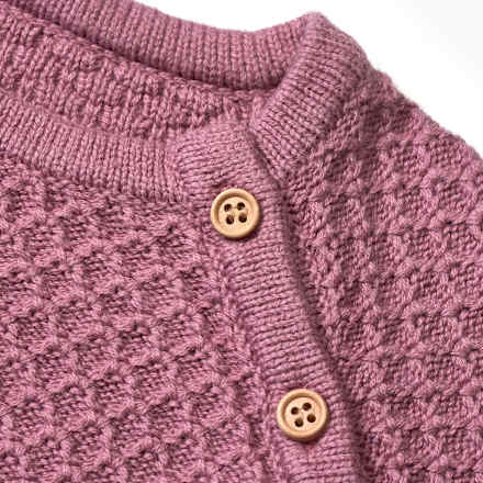 ALANA Wickelpullover mit Struktur, beere, Gr. 68, 1 St
