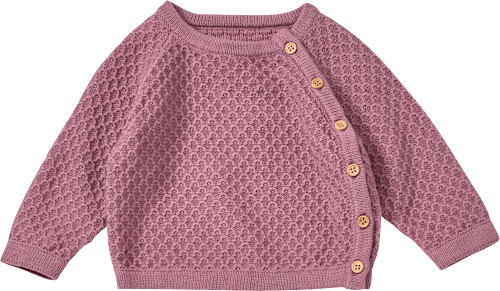 ALANA Wickelpullover mit Struktur, beere, Gr. 68, 1 St