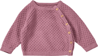 ALANA Wickelpullover mit Struktur, beere, Gr. 68, 1 St