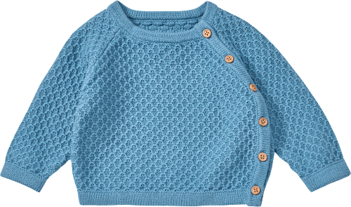 ALANA Wickelpullover mit Struktur, blau, Gr. 68, 1 St