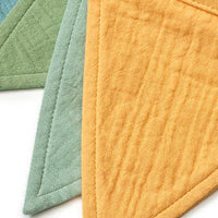 Mousseline slinger, groen, 1 stuk