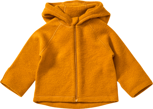 Wolljacke mit Mitwachsfunktion, ocker, Gr. 86/92, 1 St