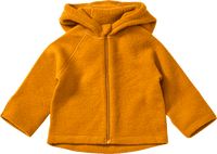 Wolljacke mit Mitwachsfunktion, ocker, Gr. 86/92, 1 St