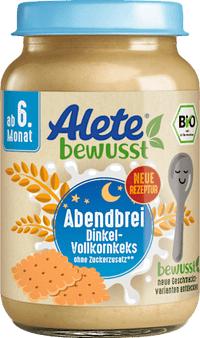 Abendbrei Dinkel Vollkornkeks ab dem 6. Monat, 190 g