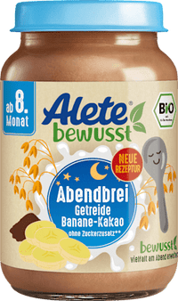 Abendbrei Getreide Banane Kakao ab dem 8.Monat, 190 g