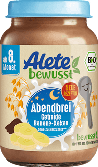 Abendbrei Getreide Banane Kakao ab dem 8.Monat, 190 g