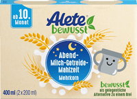 Abendbrei Milch Getreide Mehrkorn ab 10. Monat, 2x200ml, 0,4 l