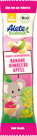 Fruchtriegel Banane-Apfel-Himbeere ab 3 Jahre, 25 g