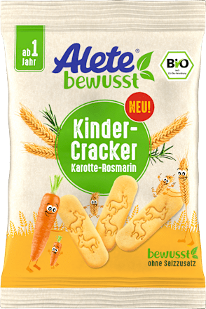 Kinderkekse Cracker Karotte-Rosmarin ab 1 Jahr, 30 g