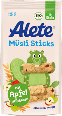 Kindersnack Müsli Sticks ab 3 Jahren, 125 g