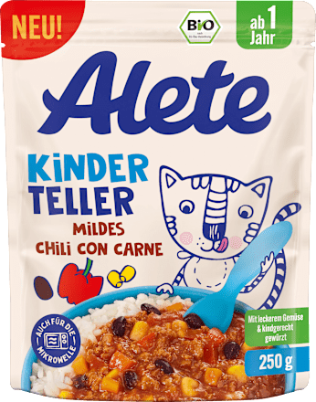 Kinderteller mildes Chili Con Carne ab 1 Jahr, 250 g