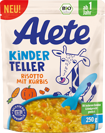 Kinderteller Risotto mit Kürbis ab 1 Jahr, 250 g