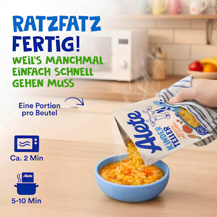 Kinderteller Risotto mit Kürbis ab 1 Jahr, 250 g