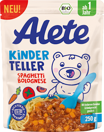 Kinderteller Spaghetti Bolognese ab 1 Jahr, 250 g