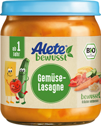 Menü Gemüse-Lasagne ab 1 Jahr, 250 g