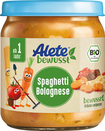 Menü Spaghetti Bolgnese ab 1 Jahr, 250 g