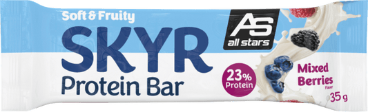 Barre protéinée all stars 23 % de protéines de Skyr, fruits rouges, 35 g