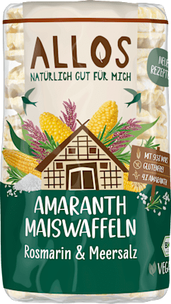 Amaranth Maiswaffeln Rosmarin & Meersalz, 115 g