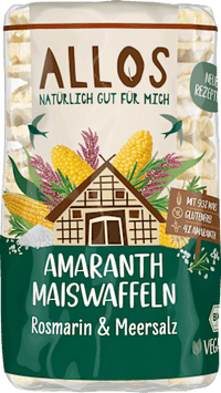 Amaranth Maiswaffeln Rosmarin & Meersalz, 115 g