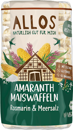 Amaranth Maiswaffeln Rosmarin & Meersalz, 115 g