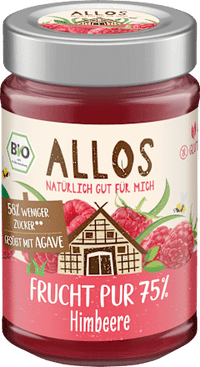 Fruchtaufstrich, Frucht Pur Himbeere 75% Frucht, 200 g