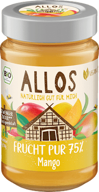Fruchtaufstrich, Frucht Pur Mango 75% Frucht, 250 g