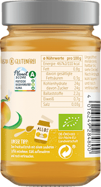 Fruchtaufstrich, Frucht Pur Mango 75% Frucht, 250 g