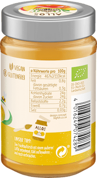 Fruchtaufstrich, Frucht Pur Mango 75% Frucht, 200 g