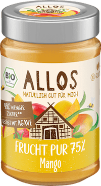 Fruchtaufstrich, Frucht Pur Mango 75% Frucht, 200 g