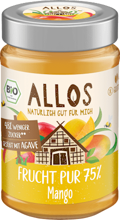 Fruchtaufstrich, Frucht Pur Mango 75% Frucht, 200 g