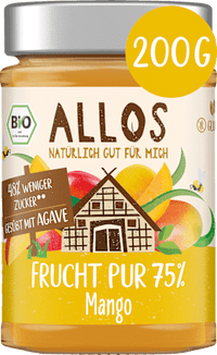 Fruchtaufstrich, Frucht Pur Mango 75% Frucht, 200 g