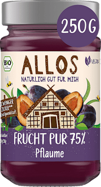 Fruchtaufstrich, Frucht Pur Pflaume 75% Frucht, 250 g