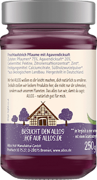 Fruchtaufstrich, Frucht Pur Pflaume 75% Frucht, 250 g