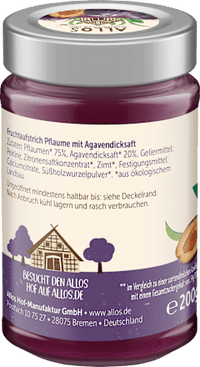 Fruchtaufstrich, Frucht Pur Pflaume 75% Frucht, 200 g