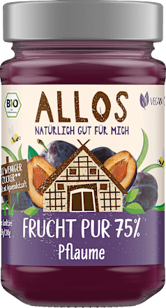 Fruchtaufstrich, Frucht Pur Pflaume 75% Frucht, 250 g