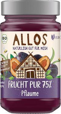 Fruchtaufstrich, Frucht Pur Pflaume 75% Frucht, 250 g