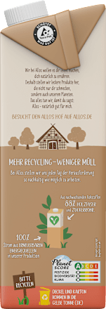 Haverdrank, zonder olie, 1 l