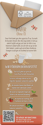 Haverdrank, zonder olie, 1 l