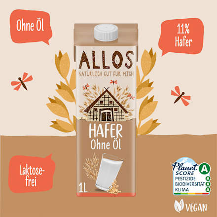 Haferdrink, Ohne Öl, 1 l