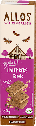 Haferkekse Nutri+ Schoko, 130 g