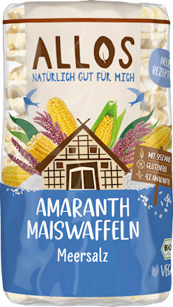 Maiswaffeln Amaranth Meersalz, 115 g