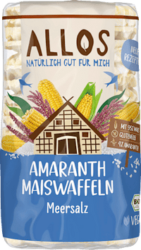 Maiswaffeln Amaranth Meersalz, 115 g